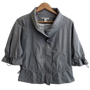 KENNETH COLE NY Jacket Sz Med Silver grey